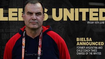 Oficial: Marcelo Bielsa es el nuevo técnico del Leeds United