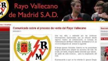 El Rayo rechaza el preacuerdo con González Sobrino