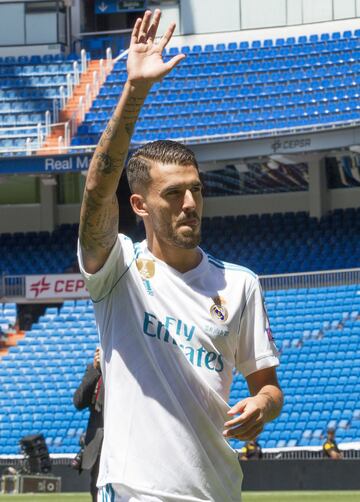 Las mejores imágenes de la presentación de Dani Ceballos