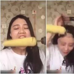 Intenta comerse una mazorca con un taladro y se queda calva