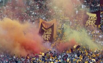 Italian football is fortunate to call upon some excellent city derbies (Turin, Genoa and Milan) but also boasts the Derby della Capitale as the red and yellow of AS Roma face the sky blue of SS Lazio.