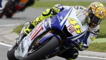 <b>SABOR A TRIUNFO. </b>Rossi (7), Lorenzo (1) y Pedrosa (2) ya han ganado en la pista británica.