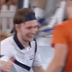 Hacer esto en una semifinal de ATP es de locura total: lo de Bublik dejó a todos atónitos