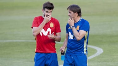 Lopetegui warns Piqué: "You're creating problems for yourself"