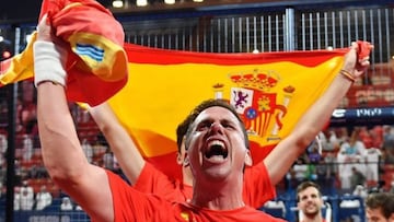 Paquito Navarro ha ganado tres de los cuatro mundiales que tiene España; es el líder de la Selección.