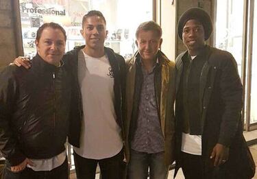 JC Osorio estuvo con Memo Ochoa en España