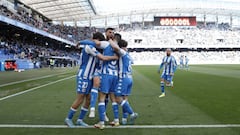 Partido Deportivo de La Coru&ntilde;a -   Rayo Majadahonda. gol Lape&ntilde;a