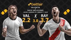 Valencia CF vs. Rayo Vallecano: horario, TV, pronósticos, estadísticas y clasificación