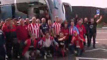 Diario de viaje: Astv vive con la Peña Atlética 2000 el sueño de la final de Lyon