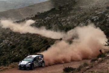 Mads Ostberg en el Ford Fiesta RS WRC.