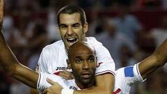 Kanouté junto a Negredo: vuelve el mejor Sevilla