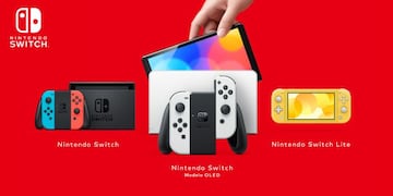 Familia de consolas Nintendo Switch