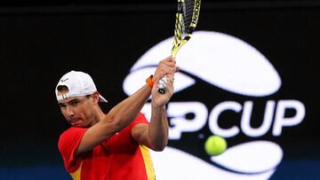 El equipo y capit&aacute;n de Espa&ntilde;a en la ATP Cup 2020