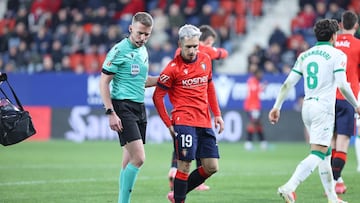 Bryan se lesionó ante el Getafe.