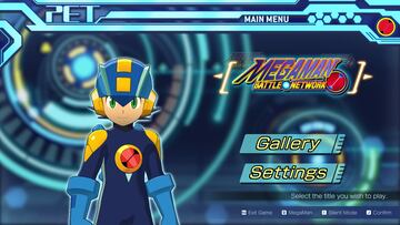 Un MegaMan 3D nos ayudará a navegar por los distintos menús, y reaccionará incluso a una captura de pantalla