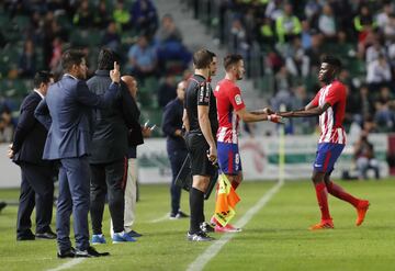 Thomas fue sustituido por Saúl Níguez.