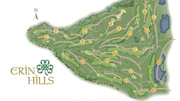 Así es Erin Hills: el recorrido hoyo a hoy del US Open 2017