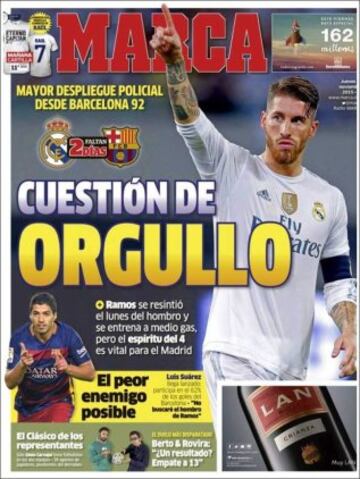 Portadas de la prensa mundial