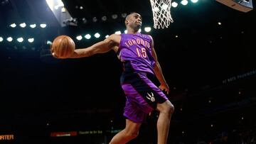 Vince Carter, en el Concurso de Mates de la NBA del a&ntilde;o 2000, en el que se proclam&oacute; vencedor