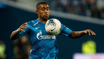 Malcom, en un partido con el Zenit.