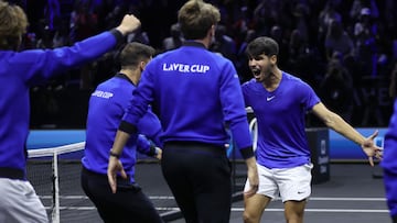 En la última jornada de la competición, Alcaraz venció en dobles y en el decisivo partido de individuales para certificar un marcador final de 13-11 a favor del Viejo Continente. El murciano cerró su debut en el torneo con tres victorias.