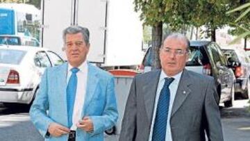 <b>SIN PREMIO. </b>León y Castaño estuvieron ayer en Madrid en la LFP.