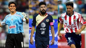 Los jugadores que vistieron la playera de Chivas y América