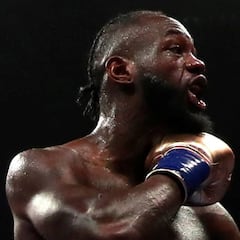 Wilder combatió contra Fury tras romperse la mano derecha