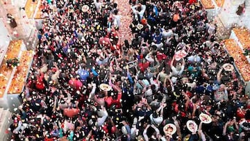 Domingo de Resurrección: Lluvia de pétalos en el Mineral del Chico; 150 años de tradición