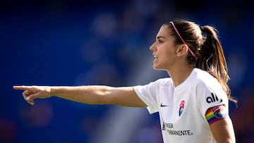 Alex Morgan atribuye el gran momento del equipo a la buena relación entre jugadoras