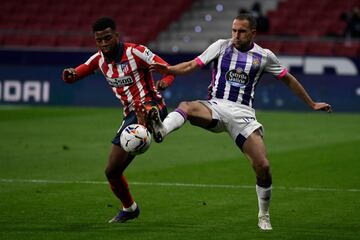 Thomas Lemar y Nacho Martínez 