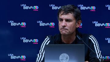 Edgar Mejía durante el Día de Medios previo a la Final de la Liga MX Femenil