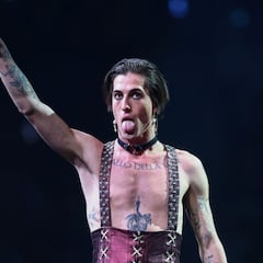 El antes y después de Damiano David, el cantante de Maneskin ganador de Eurovisión
