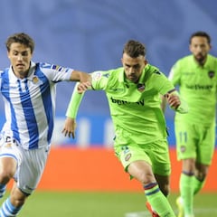 Real Sociedad 1-1 Levante: goles, resumen y resultado del partido