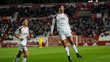 26/11/22 PARTIDO SEGUNDA DIVISION
ALBACETE - RACING SANTANDER
PRIMER GOL MAIKEL MESA 1-0 ALEGRIA