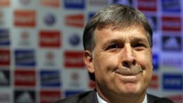 Gerardo Martino, en rueda de prensa.