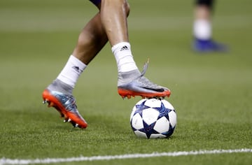 Las botas de Cristiano Ronaldo durante su carrera