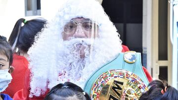 La 'Chiquita' González se convierte en Santa Claus