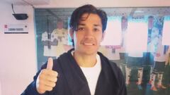 Matías Fernández fue una visita ilustre en el Monumental