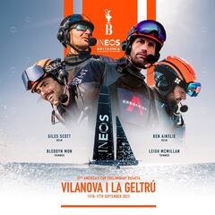 Ainslie y Scott, los líderes de INEOS Britannia en Vilanova