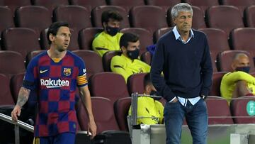 Setién: “Ya tengo superado el luto”