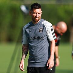Tata Martino descarta lesión de Messi en el entrenamiento de Inter Miami
