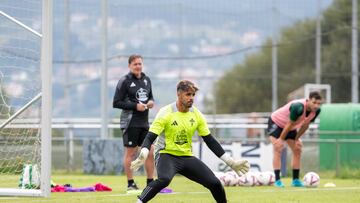 El meta Jesús Ruiz fue el mejor jugador del Racing de Ferrol en Cádiz.