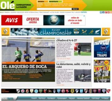 Portadas de la prensa extranjera