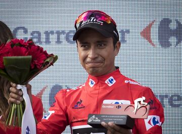Líder de la Vuelta a España en 2016 por 4 etapas.