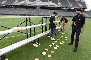 Parte del 'detrás de escenas' previo al momento esperado por los jugadores y cuerpo técnico