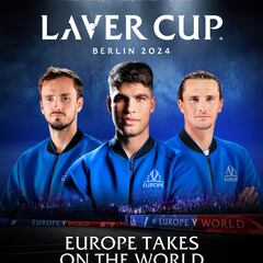 Medvedev y Zverev se unen a Alcaraz en el equipo de Europa de la Laver Cup