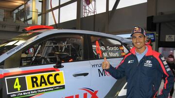 Dani Sordo con su Hyundai.