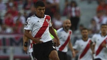 El defensor fue liberado por la Selección de Paraguay para terminar su recuperación con el plantel del Millonario después del partido ante Perú.