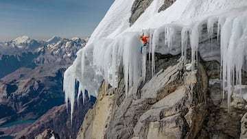 Escalada en Jirishanca, Perú.